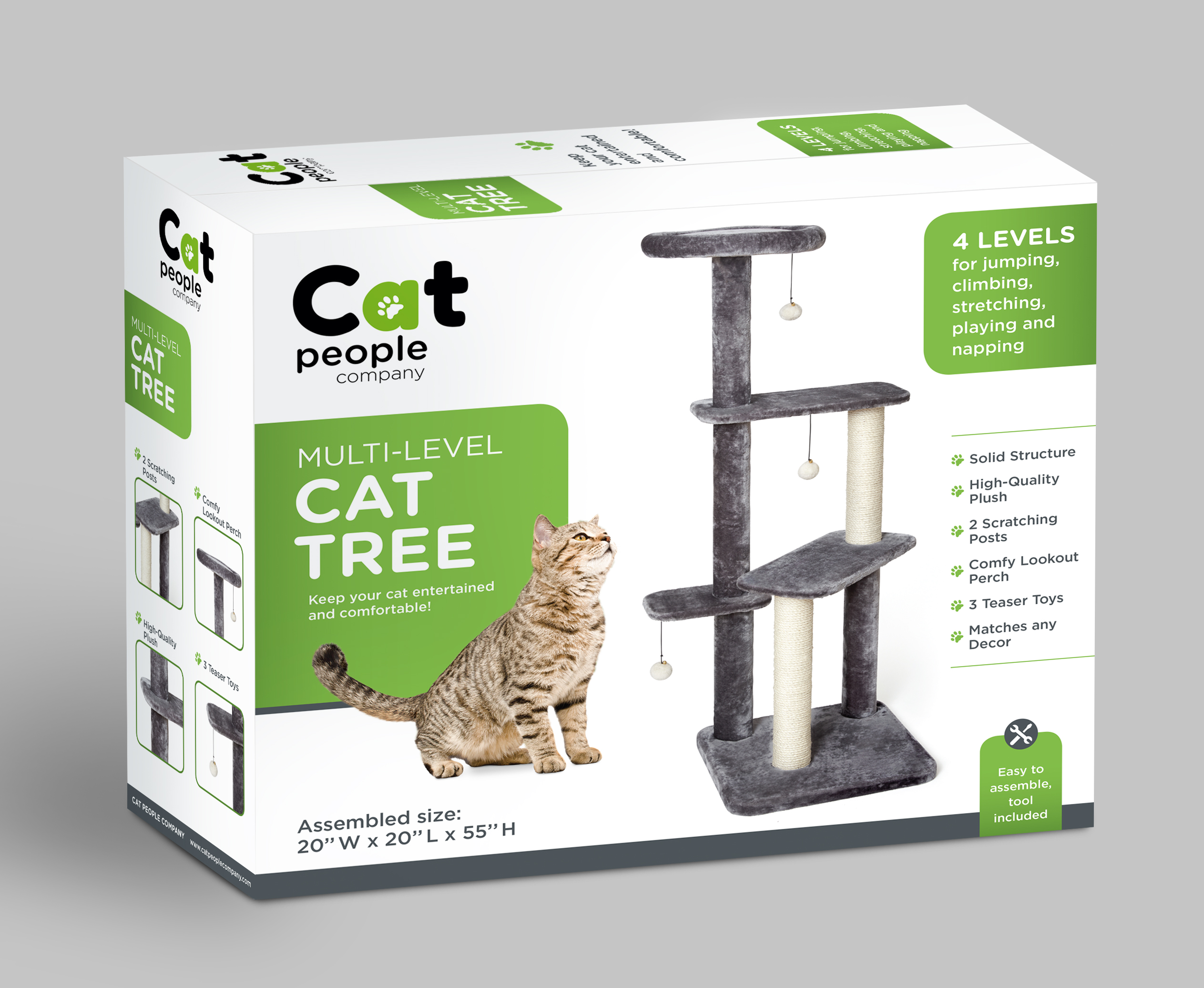 budz cat tree packaking