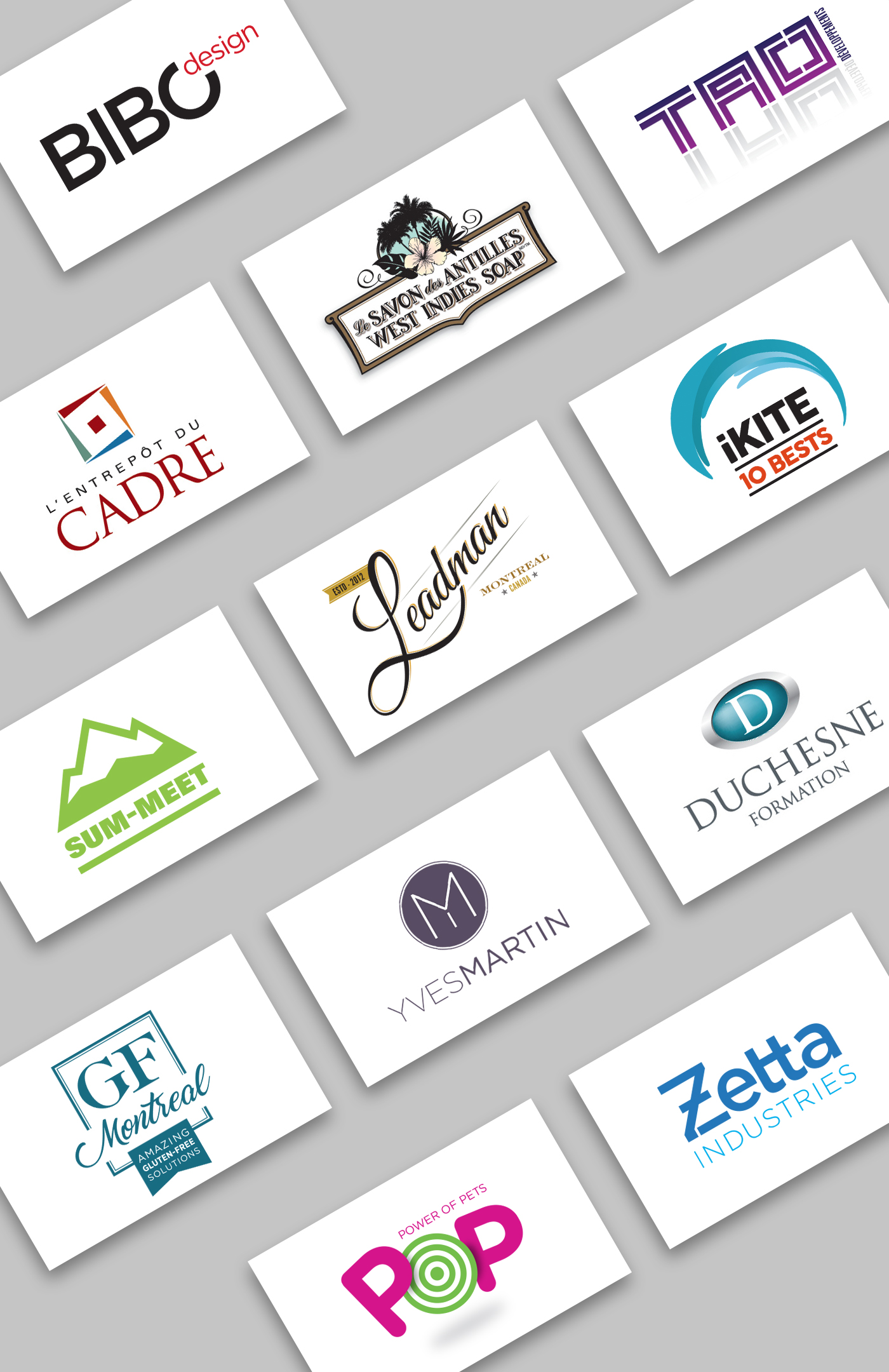 logos business cards