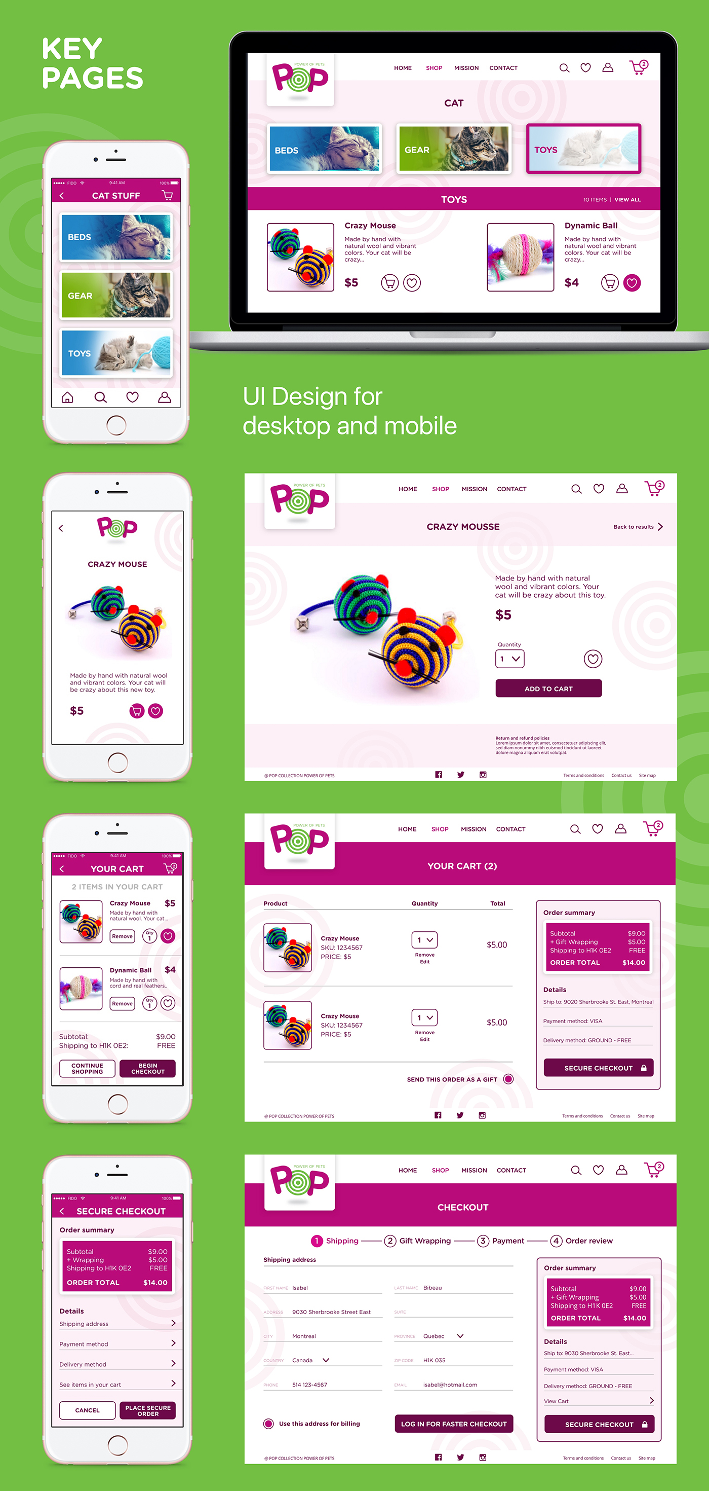 pop web pages
